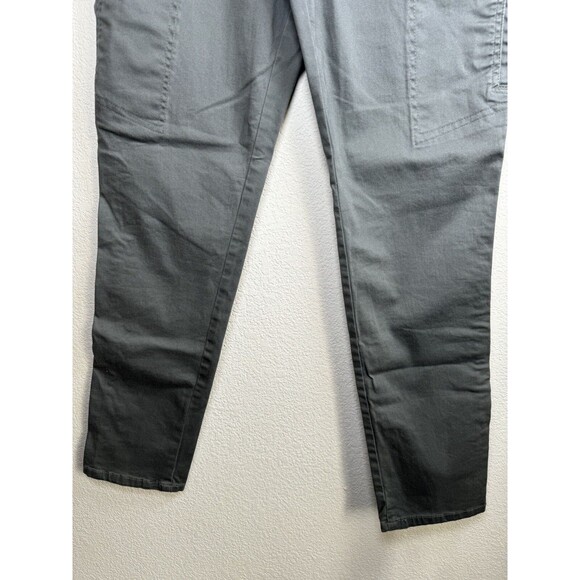 Wit and Wisdom Cargo Pants Women 8 Green Stretch Utility Pocket Chino Ankle Pant - Picture 10 of 16